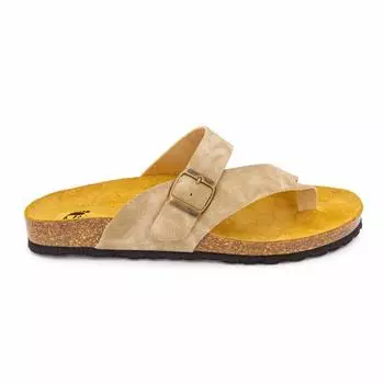 Мужские мюли с ремешком на мыске и пряжкой BIOSTOCK 42 бежевый