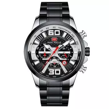 Мужские наручные часы Mini Focus Chrono с металлическим ремешком MF0336G01, популярные корейские часы
