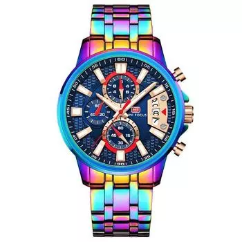 Мужские наручные часы Mini Focus с металлическим ремешком MF0352G02, популярные корейские часы