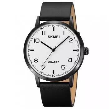 Мужские наручные часы, мужские простые стильные наручные часы, мужские часы с черным кожаным ремешком, водонепроницаемые, тонкие, легкие, брендовые, деловые, аналоговые, арабские цифры