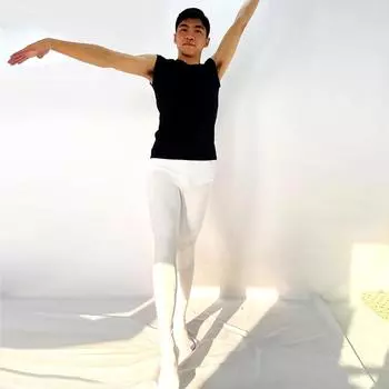 Мужские нейлоновые колготки до колена: Сексуальные колготки-леггинсы для тренировок XL белый