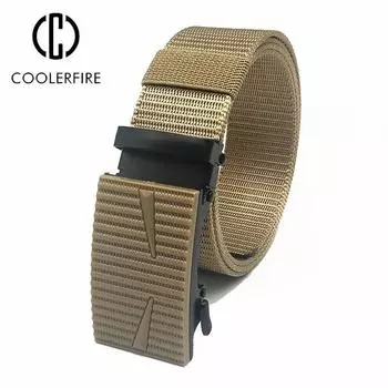 Мужские нейлоновые лямки, тактические холщовые ремни, повседневные охотничьи многофункциональные боевые мужские ремни, роскошный высококачественный уличный ремень HB080 100cm чёрный