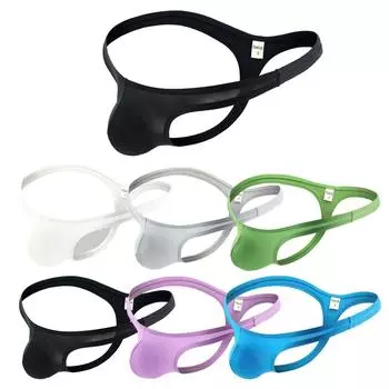 Мужские нейлоновые молодежные стринги, удобное и персонализированное дышащее нижнее белье с низкой талией L