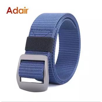 Мужские нейлоновые ремни, модный Элитный брендовый поясной ремень, однотонный тактический ремень высокого качества, военный пояс DT063 125cm хаки