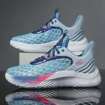 Мужские нескользящие дышащие баскетбольные кроссовки большого размера для молодежи и детей — идеально подходят для тренировок и спорта 44