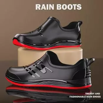 Мужские нескользящие низкие туфли из ПВХ для кейтеринга, автомойки и кухни. Size 41