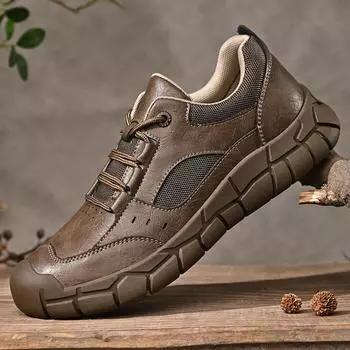 Мужские низкие походные кроссовки для активного отдыха на открытом воздухе, большие размеры 39-46 39 чёрный