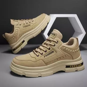 Мужские низкие ретро-ботинки Martin — осенняя обувь на толстой подошве для мотоциклов и активного отдыха 41