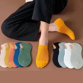 Мужские носки без шоу, низкие носки до щиколотки, мужские короткие носки, повседневные хлопковые носки one size