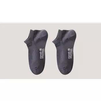 Мужские носки из чистого хлопка, весенне-летние, антибактериальные, противоскользящие, с несползающей пяткой, влагоотводящие, дышащие, повседневные носки-следки 1 pair