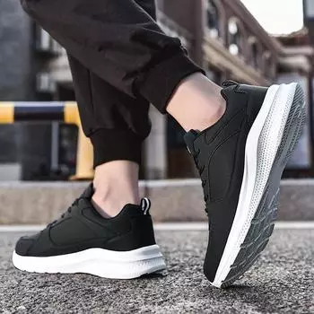 Мужские носки, кроссовки, повседневная обувь для мужчин, легкие дышащие кроссовки, прогулочная обувь без шнуровки, мужские кроссовки-носки, удобные дышащие кроссовки EU:44 чёрный/белый