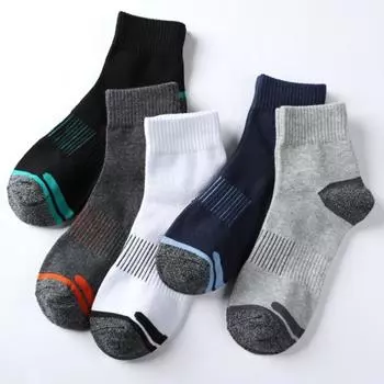 Мужские носки на весну и лето, удобные дышащие повседневные носки 1 pair белый