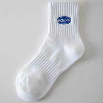 Мужские носки средней длины, осенние и зимние, белые, впитывающие пот и дезодорирующие, мужские спортивные носки One size