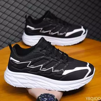 Мужские новые кроссовки Модные легкие повседневные туфли Дышащая удобная обувь для бега Модная универсальная мужская обувь Homme 39