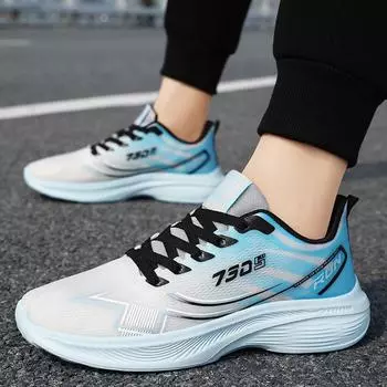 Мужские новые легкие туфли с мягкой подошвой, модная корейская повседневная обувь для пар, кроссовки для марафона на открытом воздухе 40