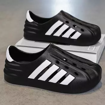 Мужские новые летние туфли Hole Shoes для пар, сандалии, пляжная обувь для верхней одежды, сабо 39