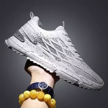 Мужские новые модные кроссовки для бега, удобная спортивная обувь, мужские спортивные кроссовки для ходьбы и бега трусцой 39 белый