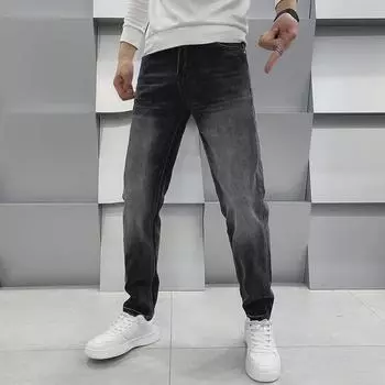 Мужские облегающие эластичные джинсы Ansika — легкие повседневные брюки класса люкс для весны и осени (Модель 8891) 29