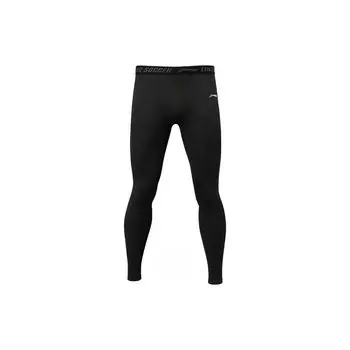Мужские облегающие длинные спортивные брюки с логотипом бренда Li Ning, черные AULSB45-1 S