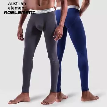 Мужские облегающие леггинсы Nine-Point на осень и зиму L