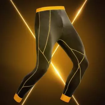 Мужские облегающие теплые брюки из хлопчатобумажной шерсти - молодежный тренд осень/зима 175(XL) темно-серого