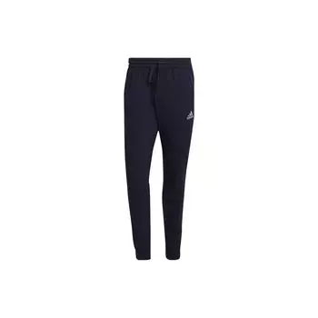 Мужские однотонные длинные спортивные штаны Adidas с манжетами Legend-Ink HE1801 L