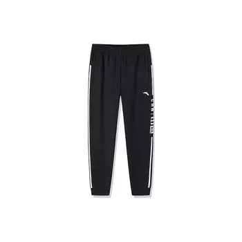 Мужские однотонные джоггеры Anta с завязками, черные 152217327-2 S