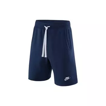 Мужские однотонные повседневные шорты для спорта и фитнеса Nike, синие DX0767-410 S