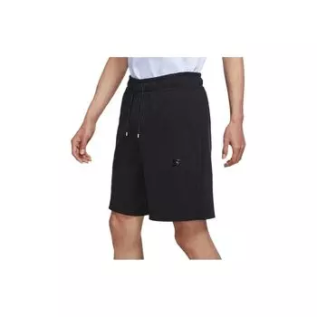 Мужские однотонные прямые шорты Nike с завязками, черные DM6590-010 XXL