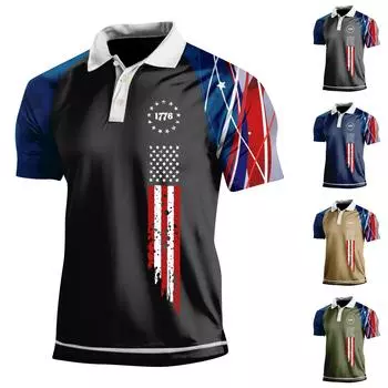 Мужские однотонные рубашки реглан с тремя пуговицами и белым воротником, топы XL