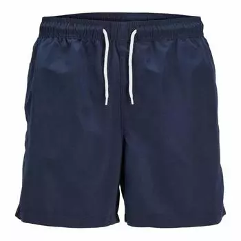 Мужские однотонные шорты для плавания с эластичным шнурком и логотипом JACK & JONES M оранжевый