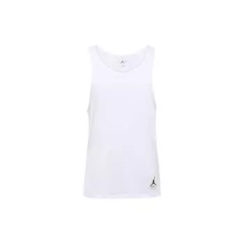Мужские однотонные спортивные майки Jordan Essentials, белые, DX9586-100 XL