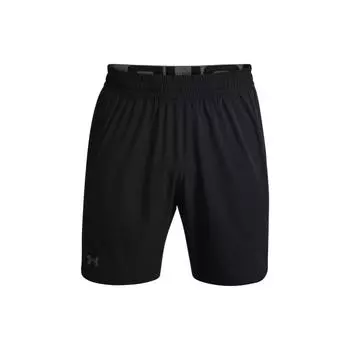 Мужские однотонные спортивные шорты с логотипом Under Armour Elevated 2.0, черные 1362289-001 S