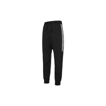 Мужские однотонные спортивные штаны Adidas Neo с боковой полосой, черные HC9679 XS