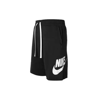 Мужские однотонные спортивные тренировочные шорты с логотипом Nike Club, черные DX0503-010 L