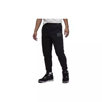 Мужские однотонные трикотажные брюки Jordan Essentials, черные FD7532-010 S