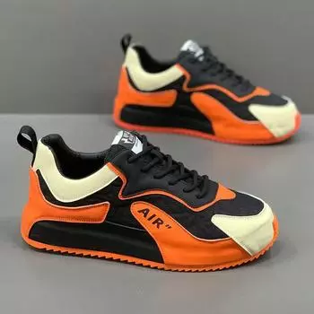 Мужские осенне-зимние легкие туфли на толстой подошве, увеличивающие рост, белые, повседневные, подходящие ко всему, мужские спортивные туфли 45