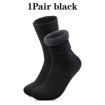 Мужские осенние и зимние супер толстые плюшевые носки 1/2/4/6/8/10/15/20 пар повседневных теплых и морозостойких носков средней длины для активного отдыха one-size