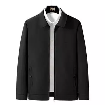 Мужские пальто Новые деловые повседневные куртки Новые весенние пальто Повседневные осенние куртки Мужские простые однотонные куртки Мужские пиджаки для мужчин XXS темно-синий