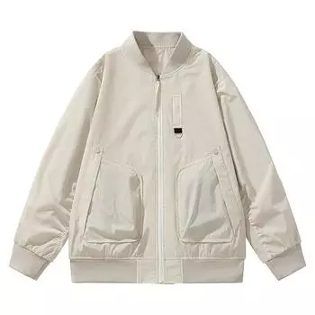 Мужские пальто, осенние куртки, стильная и модная американская рабочая одежда, бейсбольная форма, топы, простая и универсальная мужская одежда. L