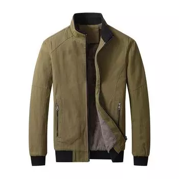 Мужские пальто, утепленные куртки из бархата, корейский вариант, модные, молодежные, осенние и зимние мужские теплые куртки, универсальная одежда M