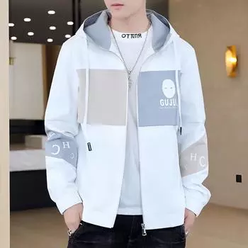 Мужские пальто весна и осень новые повседневные куртки мужские молодежные осенние и зимние тонкие куртки модные стили весна и осень M