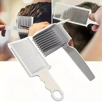Мужские парикмахерские расчески для выцветания, изогнутая расческа для позиционирования, инструменты для смешивания градиентных штангенциркулей comb
