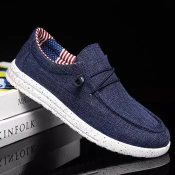 Мужские парусиновые кроссовки на плоской подошве на шнуровке для отдыха Мужские модные удобные нескользящие кроссовки с резиновой подошвой Plus Size 48 Zapatos Hombre 40 чёрный