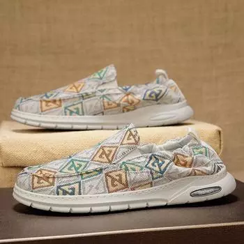 Мужские парусиновые туфли, дышащие повседневные спортивные кроссовки для студентов-мужчин, обувь для ходьбы, тенниса, катания на коньках, нескользящая обувь 39 чёрный