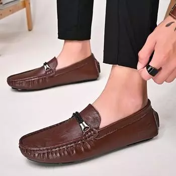 Мужские пенни лоферы, мокасины, обувь 39 чёрный