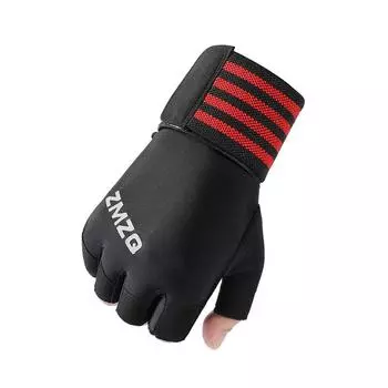 Мужские перчатки для фитнеса с полупальцами для велоспорта и бега на открытом воздухе, скалолазания, полуперчатки, перчатки для силовых тренировок для мужчин M
