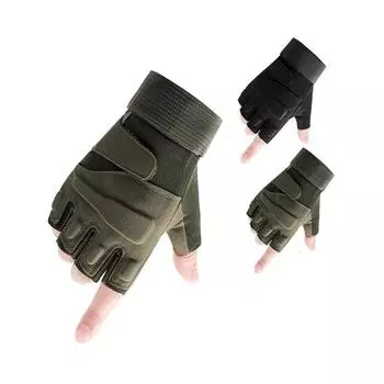 Мужские перчатки с половиной пальца, уличные тактические перчатки, спортивные перчатки для стрельбы, охоты, мотоциклетных велосипедных перчаток XL