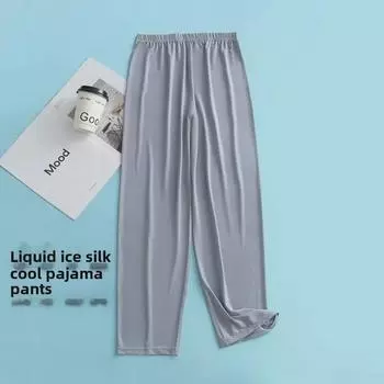 Мужские пижамные брюки Liquid Ice Silk 9-Point Cool 4XL (160-180 jin)