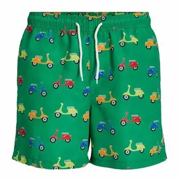 Мужские плавки Haruba Jelly Bean с принтом скутера JACK & JONES S зелёный